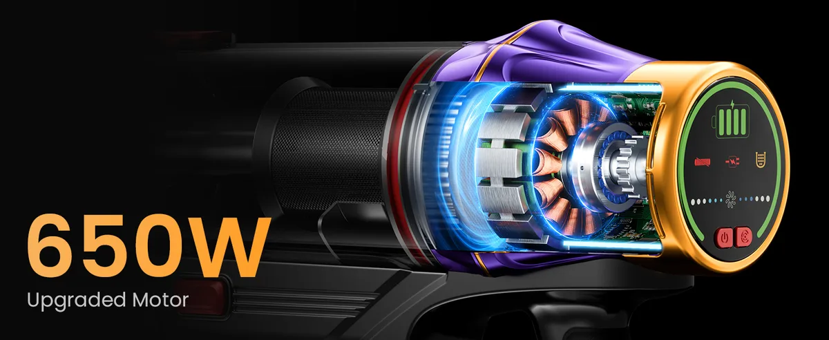 650W Upgraded Motor